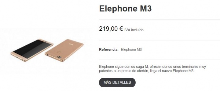 Obrázek - Kde koupit Elephone M3