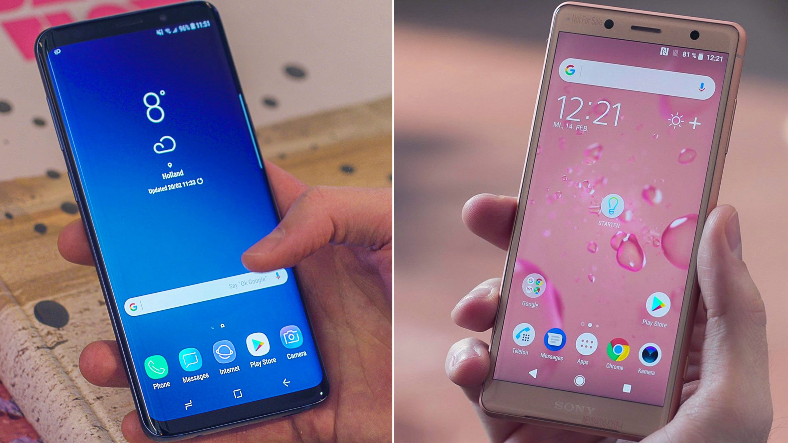 Galaxy S9 vs. Xperia XZ2: kolize dvou hvězd