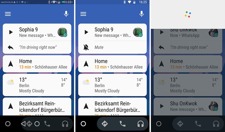 google android auto zprávy