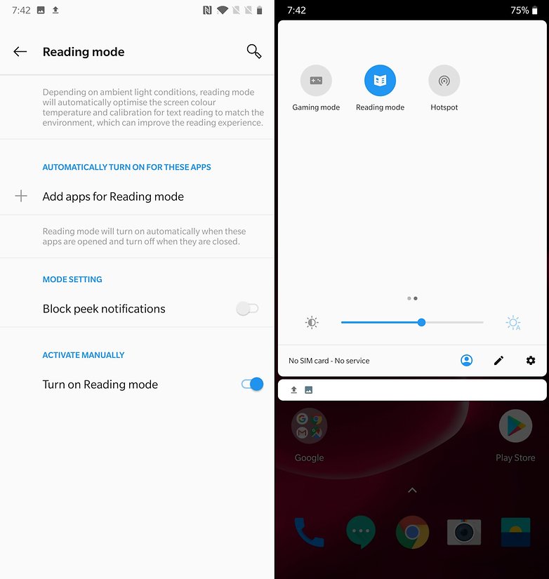 režim čtení Androidpitu