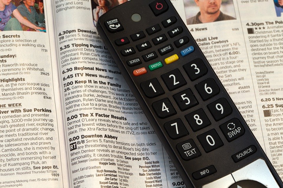Televizní dálkové ovládání, televizní program