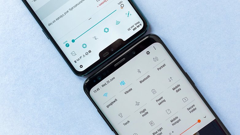 Android PIT Galxy S9 Plus vs LG G7 ThinQ 9308