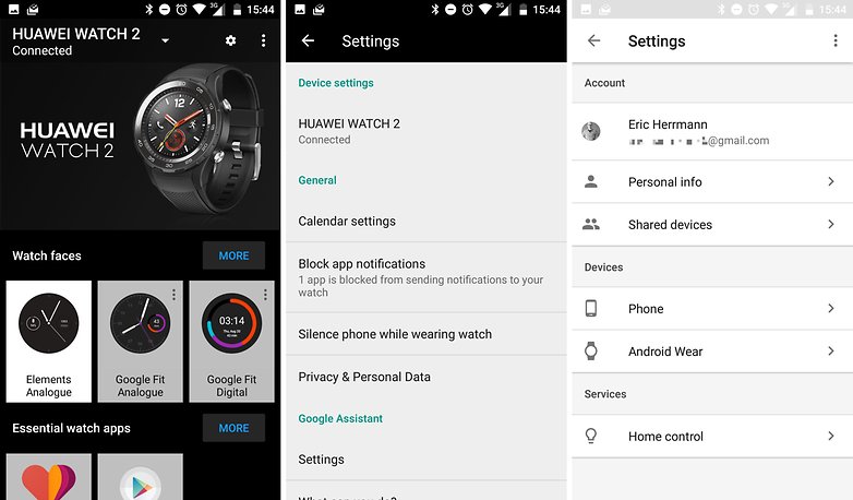 ovládání domácího oblečení Android
