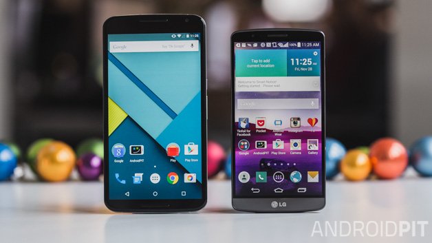 Nexus 6 vs LG G3 - Srovnání 14 Nexus 6 vs LG G3 - Srovnání