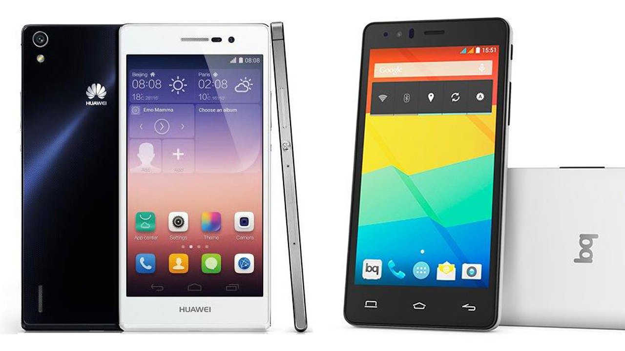 BQ Aquaris E5 4G a Huawei Ascend P7 - srovnání mezi dvěma dostupnými bojovníky