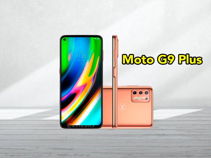 Toto je Motorola Moto G9 Plus, jeho design je filtrován s velkými detaily