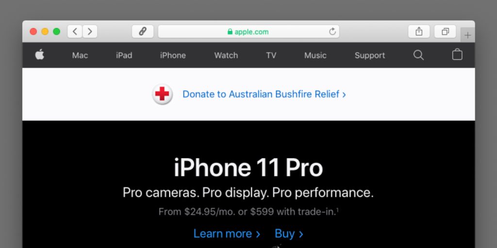 Apple přijímá dary Červenému kříži na pomoc při hašení požárů v Austrálii 10 Apple přijímá dary Červenému kříži na pomoc při hašení požárů v Austrálii