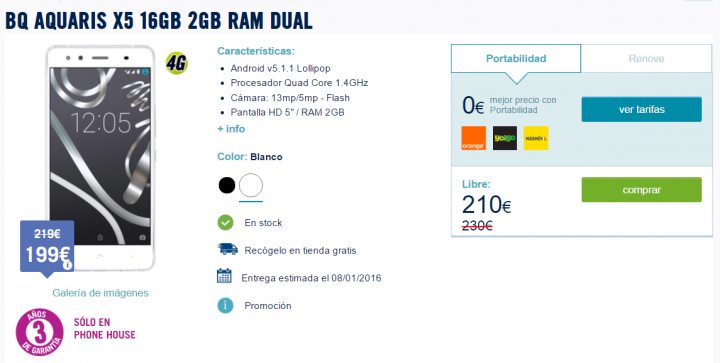 Obrázek - Kde koupit bq Aquaris X5