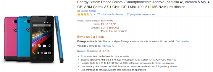 Kde koupit nejlevnější barvy telefonu Energy Sistem 8 Obrázek - Kde mohu koupit nejlevnější barvy telefonu Energy Sistem?