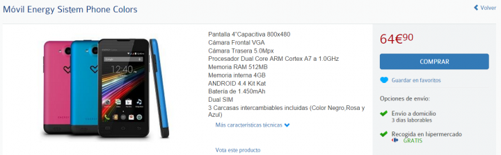 Kde koupit nejlevnější barvy telefonu Energy Sistem 11 Obrázek - Kde mohu koupit nejlevnější barvy telefonu Energy Sistem?
