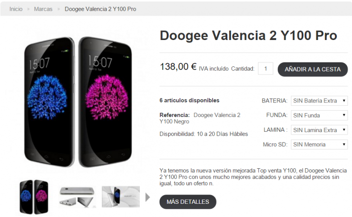 Obrázek - 5 míst k nákupu Doogee Valencia 2 Y100 Pro
