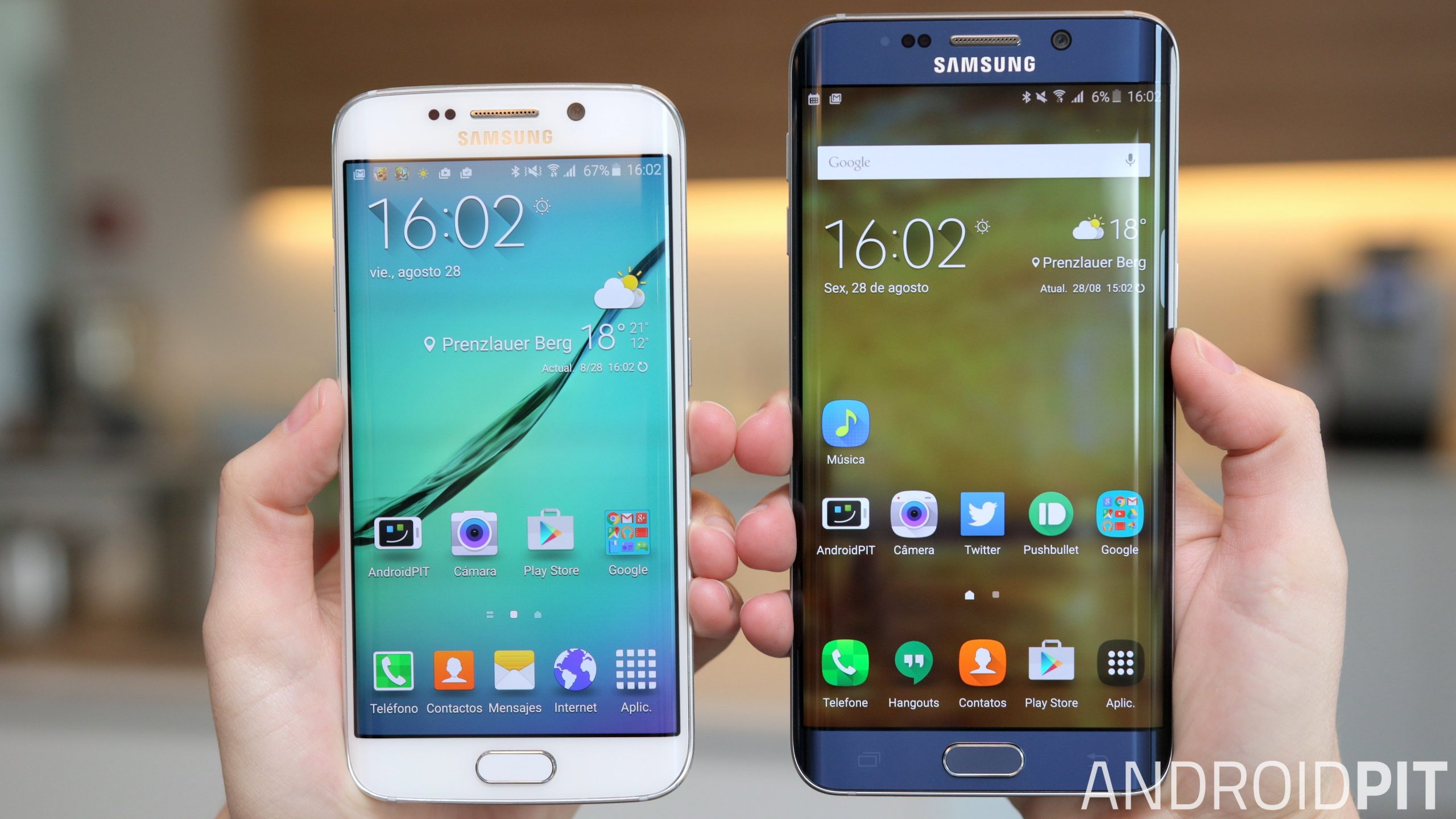 Samsung Galaxy S6 Edge vs Samsung Galaxy S7 Edge: legenda tváří v tvář Edge