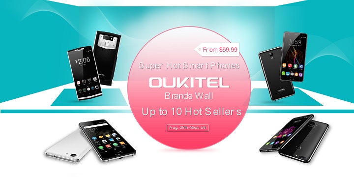 Nabídka: 10 smartphonů Oukitel se slevou po omezenou dobu