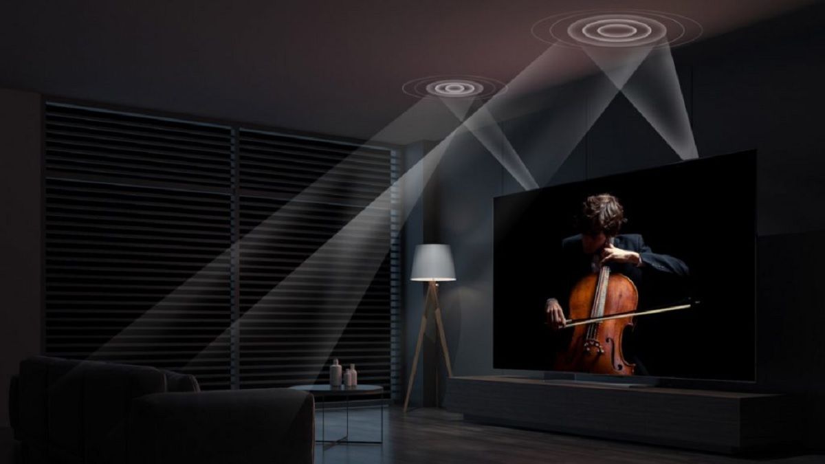 Prostorový zvuk díky 65W reproduktorům s technologií Dolby Atmos