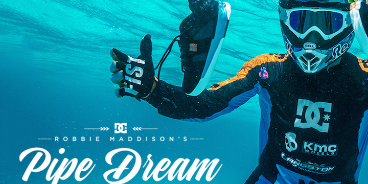 Robbie Maddison, motorkář surfující na svém motocyklu, se stává virálním
