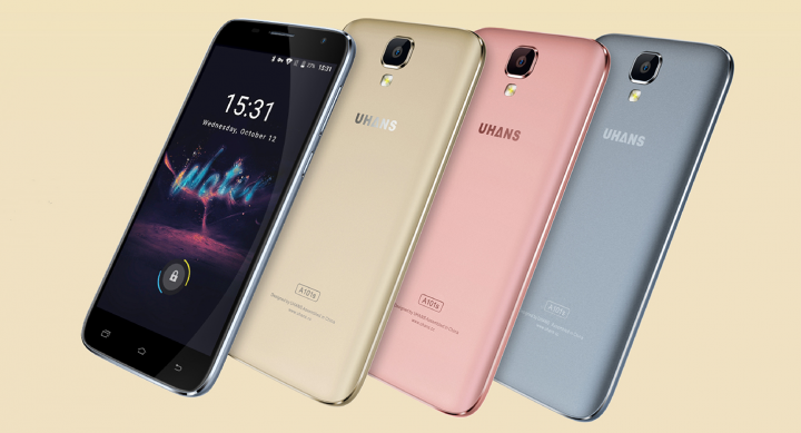 UHANS A101s, smartphone s 2 GB RAM a vyměnitelnou baterií za méně než 65 eur