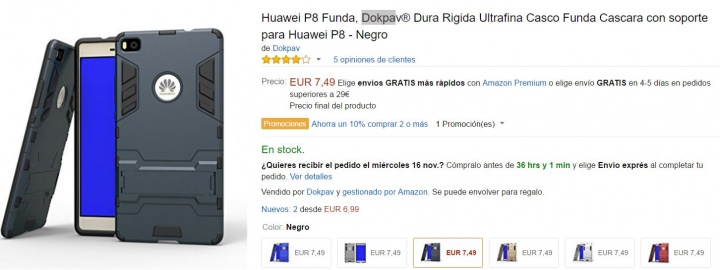 5 pouzder pro Huawei P8 9 Obrázek - 5 pouzder pro Huawei P8