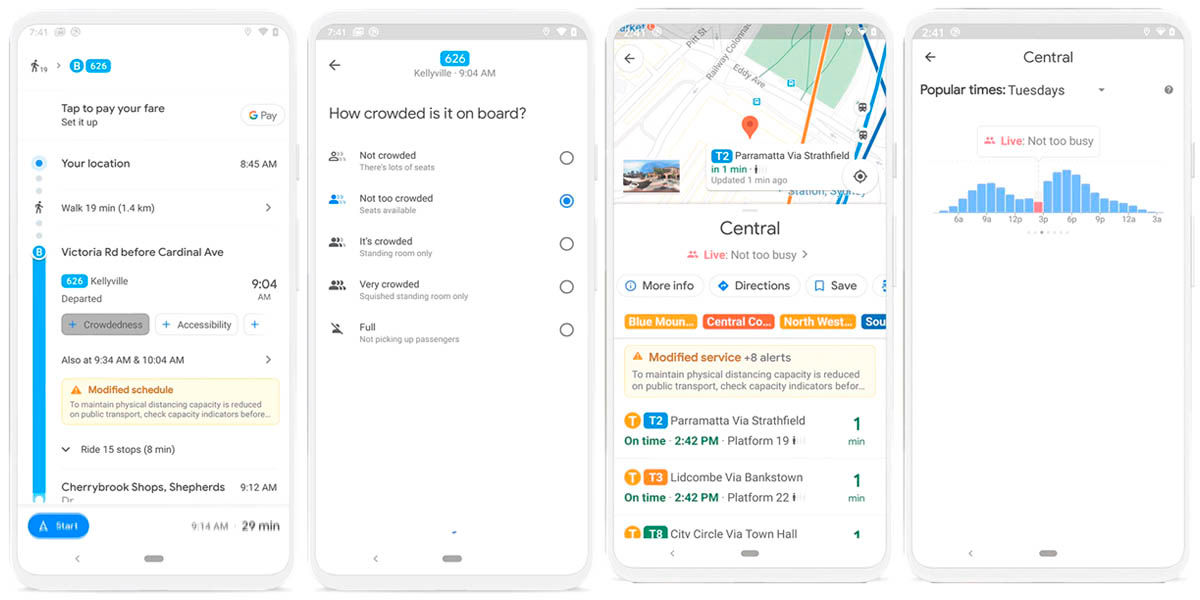 google maps bude posílat upozornění na servisní a pohybová omezení kvůli covid-19