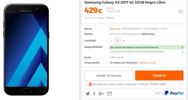 Obrázek - 5 obchodů ke koupi Samsung Galaxy A5 (2017)