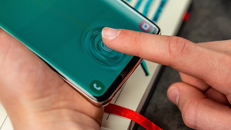 androidpit samsung galaxy s10 plus 100denní skener otisků prstů
