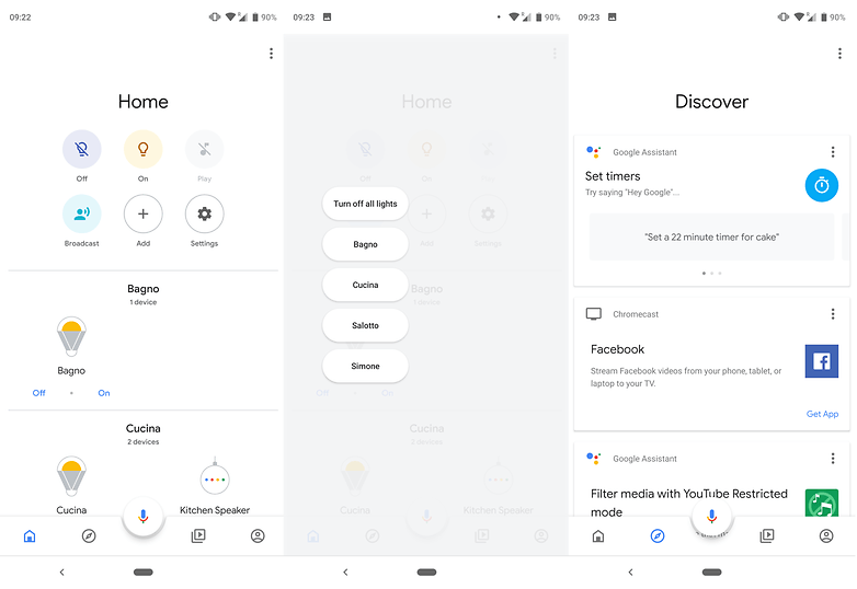 nastavení google home