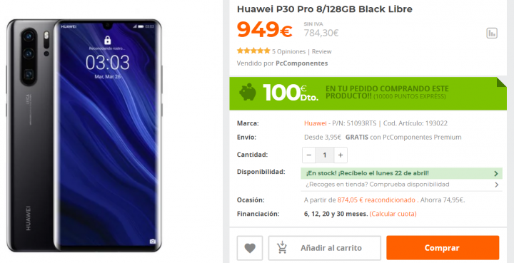 Obrázek - Nabídka: Získejte Huawei P30 Pro se slevou 100 EUR