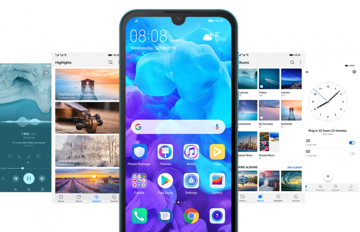 Foto - Huawei Y5 2019: 5,7 palce, kompaktní zářez a 