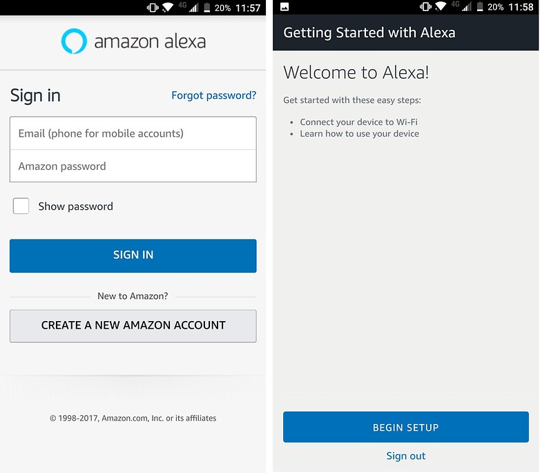 nastavení androidpit amazon alexa echo dot 1