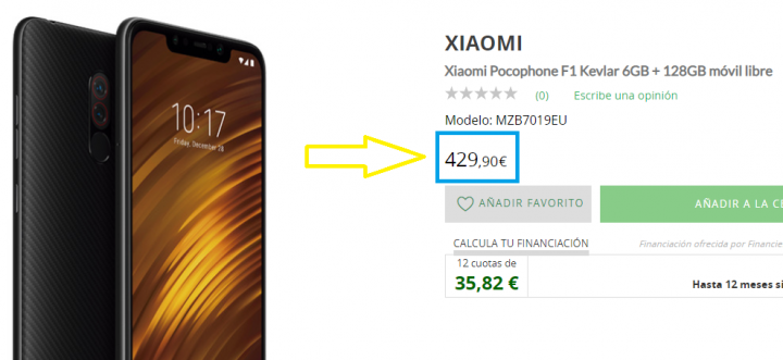 Obrázek - Pocophone F1 Armored dorazí do El Corte Inglés: smartphone s pouzdrem kevlar