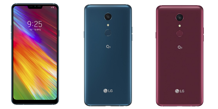 Obrázek - LG Q9, nový smartphone střední třídy se zářezem a 6,1palcovým displejem