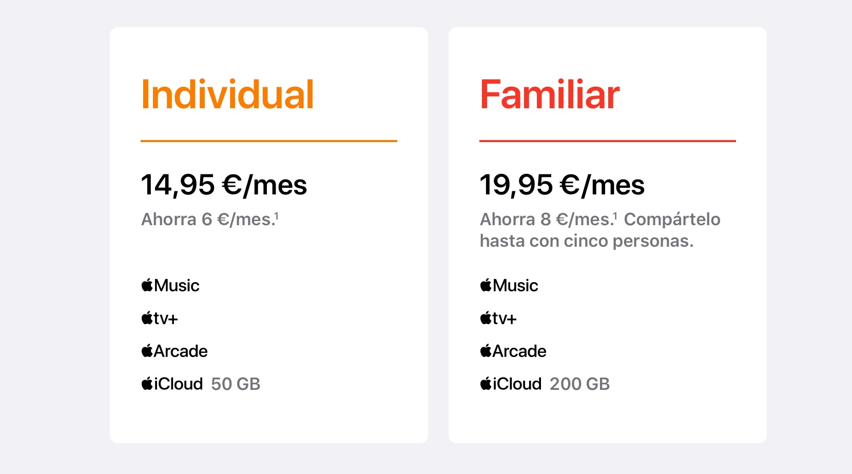 Apple One: Vše, co potřebujete vědět o balíčku předplatného společnosti Apple 6 jablko Španělsko