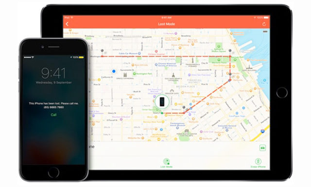 Najít můj iPhone iOS 10
