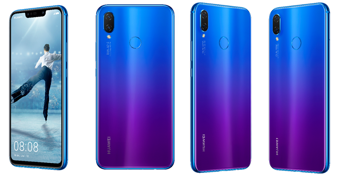 Chytrý telefon se 4 kamerami Huawei P Smart + s umělou inteligencí