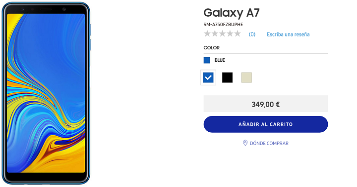 Obrázek - Samsung Galaxy A7 (2018) dorazí do Španělska: cena a dostupnost