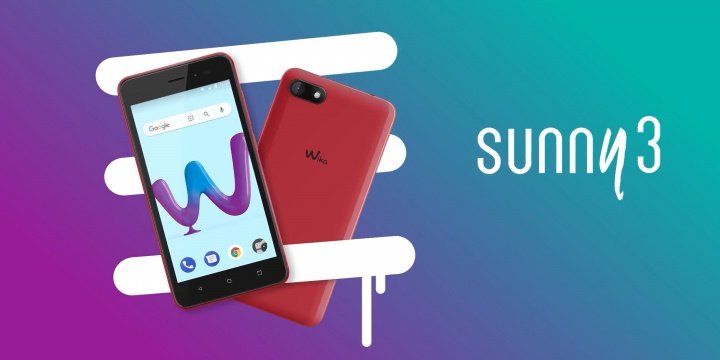 Wiko Sunny 3 je základní mobilní telefon s Android Go za méně než 70 eur