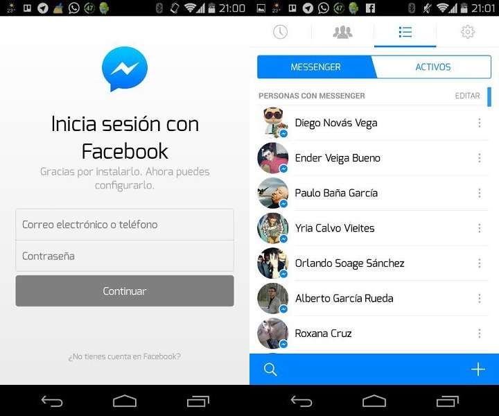 Facebook nás donutí stáhnout "Facebook Messenger" Chatovat