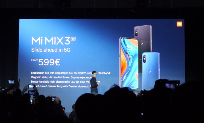 Společnost Xiaomi oznámila první 5G telefon, Mi Mix 3 5G. 2 Společnost Xiaomi oznámila první 5G telefon, Mi Mix 3 5G.