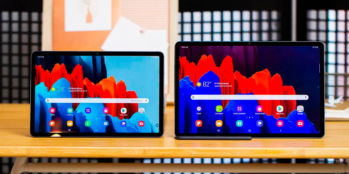 obrazovka samsung galaxy tab s7