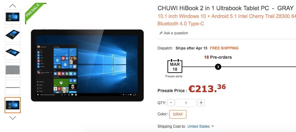 koupit chuwi hibook