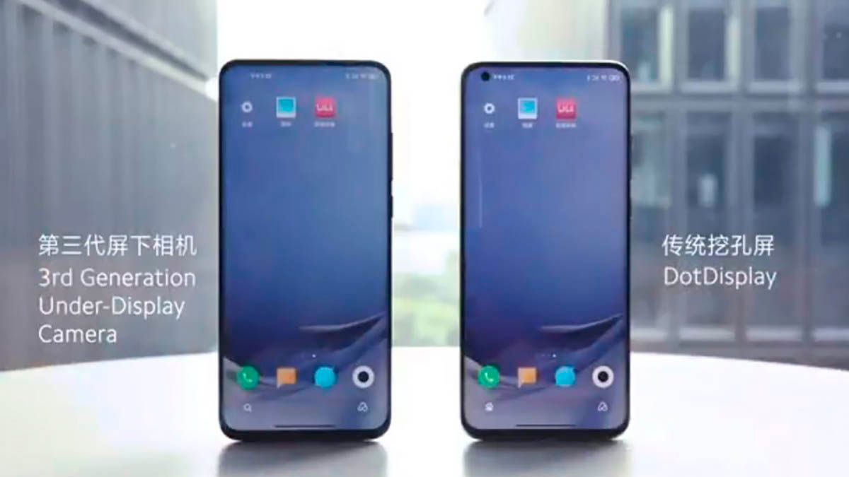 Xiaomi neviditelná přední kamera