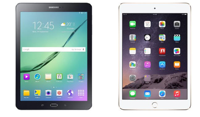 Porovnání Galaxy Tab S2 vs iPad Air 2