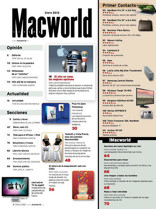 souhrnný macworld leden 2012