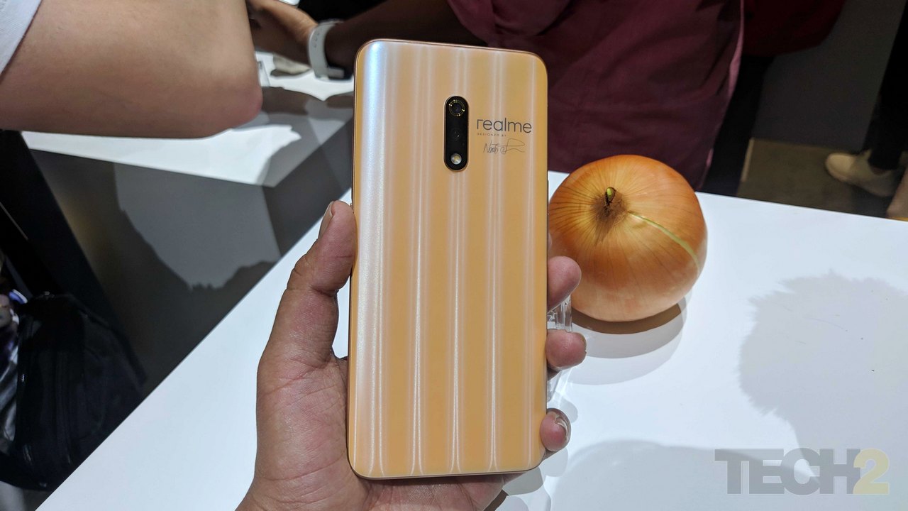 Realme X s bezrámovým displejem, vyskakovací kamerou a Snapdragonem ... 5 Realme X Onion Edition. Obrázek: tech2 / Kshitij Pujari