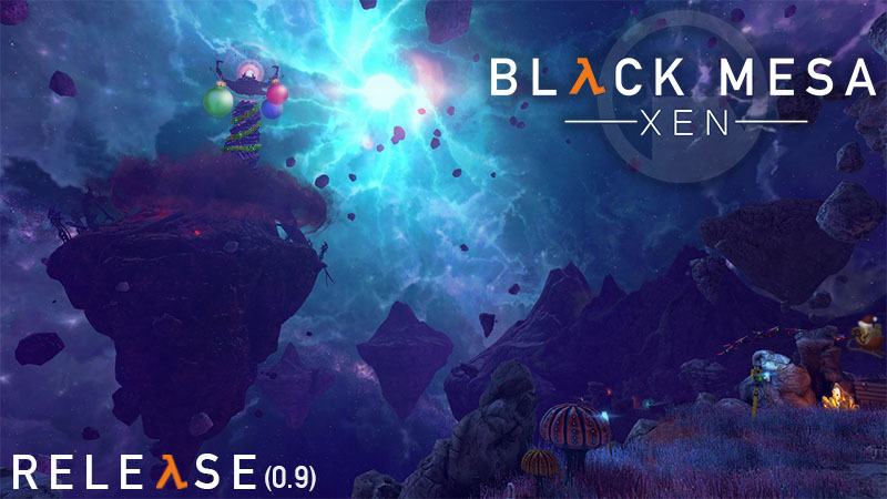 Xen je nyní plně vydán ve verzi Half-Life Black ...