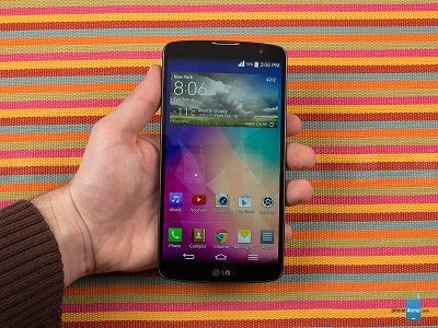 LG G PRO 2, displej