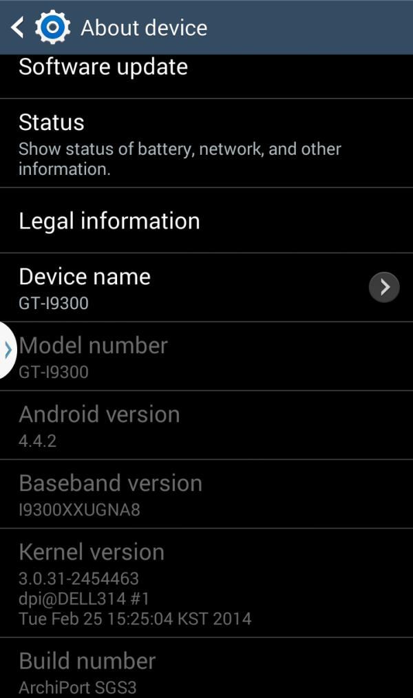 Samsung Galaxy S3 si nyní může užít Android 4.4
