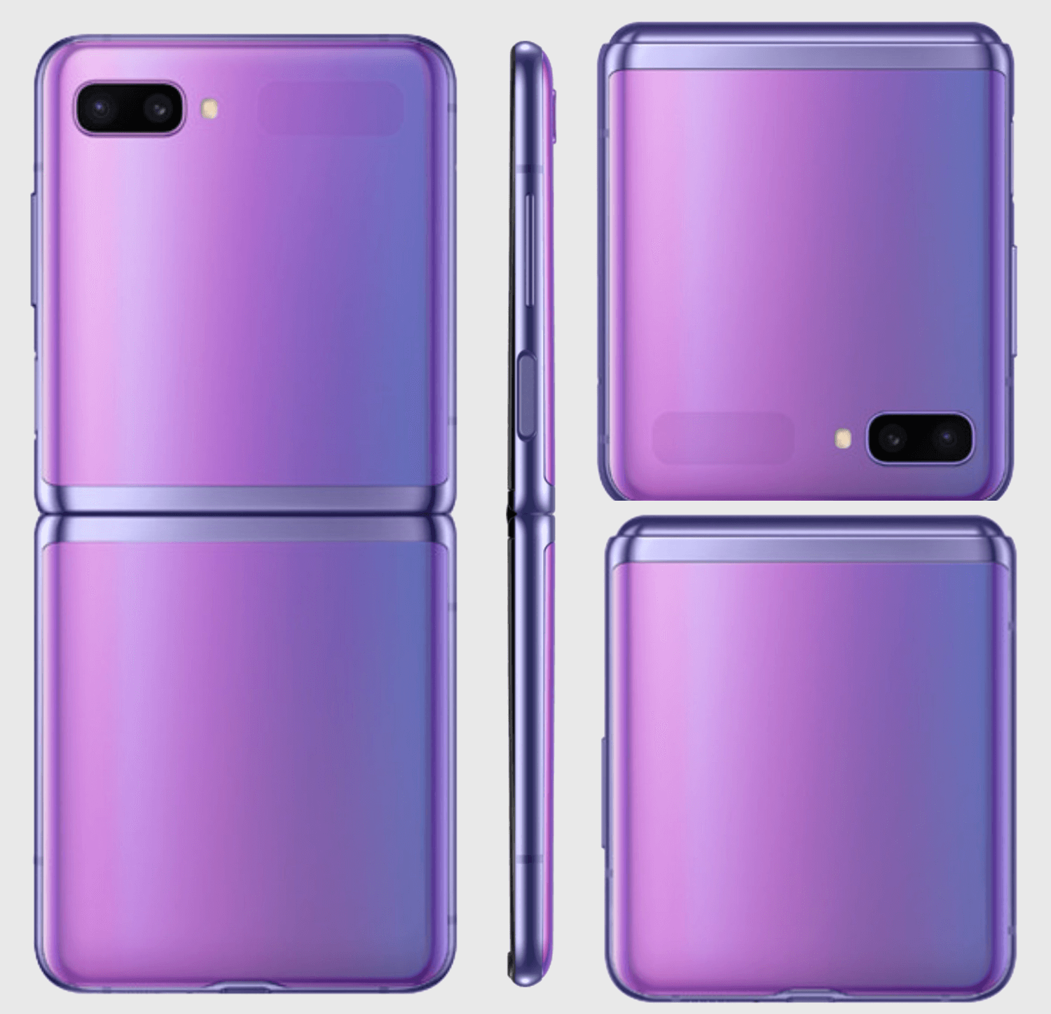 Samsung Galaxy Z Flip fialová