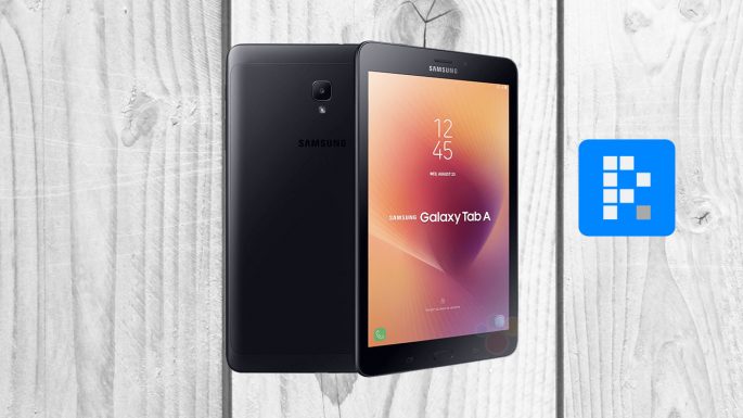 Samsung Galaxy Tab A 8 v černé barvě
