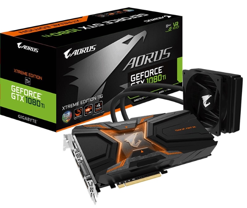 Gigabyte představuje Gigabyte Aorus GeForce GTX 1080 Ti WaterForce Xtreme, nejvýkonnější vodou chlazený GTX 1080 Ti