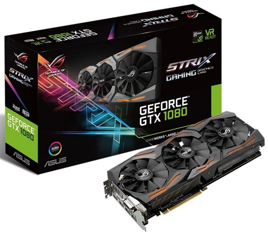 ASUS GeForce GTX 1080 STRIX A8G, rozpočtová verze GTX 1080 vyvinutá společností ASUS 4 ASUS GeForce GTX 1080 STRIX A8G, rozpočtová verze GTX 1080 vyvinutá společností ASUS